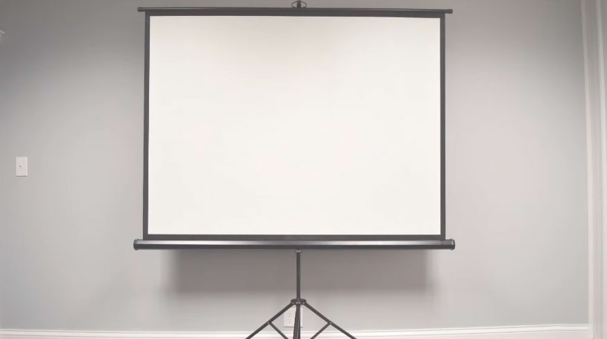 Pantalla base tripode con medidas 203 x 203 cm Pantalla base tripode con medidas 203 x 203 cm