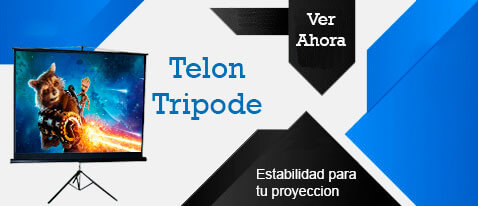 Telones de tripode para llevarlos a todos lados, liviano y practico